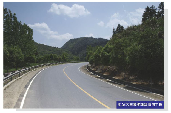 中站区焦张线道路工程